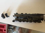 Brass Scale 2-8-4 Steam #3501 Does Not Run Tender Santa Fe 3463 Tenshodo. Fixed Price $150.00.