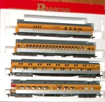 Ho Rivarossi 6921 Set 1920'S Rio Grande Baggage Rpo Coach Duplex Sleeper Obser. Fixed Price $149.99.