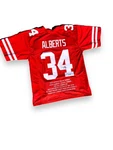 Trev Alberts #34 Nebraska Cornhuskers Custom Football Stat Jersey Psa Certified. Fixed Price $99.99.