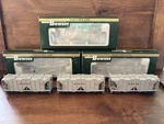 Scale Bowser Monon Line Hopper Cars Set Of 3 With Original Boxes. Fixed Price $65.00.