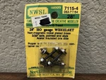 Nwsl 7115-4 Ho Scale 28 Wheelset (4) 3/32 Axle, Pointed End Style. Fixed Price $15.00.