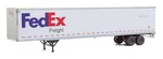Walthers Scenemaster 949-2452 Ho 53' Stoughton Trailer Fedex. Fixed Price $37.99.