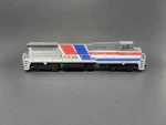Walthers Ho Scale 8PC Amtrak Superliner Passenger Set W/ DASH8 Locomotive Loose. Fixed Price $225.00.