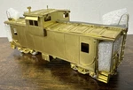 Overland Models Ho Brass #1154 D&rgw Wide Vision Caboose 1500 Series Unptd - Nib. Fixed Price $249.95.