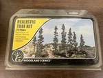 Woodland Scenics TR1113 Realistic Tree Kit 24 Pines, Model Train Scenery Nos. Fixed Price $14.00.