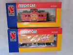 Ho Scale Life-like 8501 Oscar Mayer Reefer & 8552 Santa Caboose. Fixed Price $7.94.