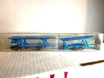 Wiking #27 580 Mercedes Cab Auto Transporter & Trailer - Blue H.o. 1:87. Fixed Price $49.99.