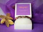 Cuff Bracelet/copper Brown Leather-handmade- Gift Box/free SHIPPING-BL0301. Fixed Price $24.50.