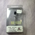 Tomar Industries #H-857CO Two Light Vertical Signal G.r. Led's (brass) Ho Scale. Fixed Price $18.99.