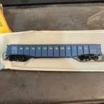 Vintage Cox Ho Scale Boston & Maine Gondola Car 71341 Bm Blue Freight Train. Fixed Price $10.99.