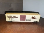 Bachmann Ho Scale Mccloud River Railroad Company Cushion Service Box Car Mr 2184. Fixed Price $13.99.