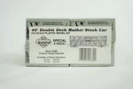 Life Like Proto Ho Gotham Stock Exp 40' Double Deck Car Pack 21389 S4. Fixed Price $45.00.