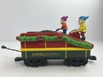 Lionel Holiday Christmas Tradition Express G-gauge Lighted Tender Elves 7-11102. Fixed Price $49.99.