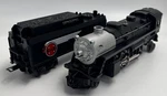 Lionel Santa Fe Railroad Steam Engine 4-4-2 Tender Smoke Rev Whistle Atsf. Fixed Price $149.50.