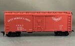 Athearn - Gulf Mobile & Ohio 40' Box Car + Wgt # 21190. Fixed Price $7.14.