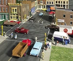 Walthers Cornerstone Ho Scale Asphalt Street System Straight Sections 10-PACK. Fixed Price $16.99.
