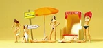 Preiser 10107 Ho Scale Recreation & Sports Nude Sunbathers. Fixed Price $23.99.