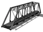 Central Valley Ho 150' Single-track Pratt Truss Bridge Kit 20-5/8IN 52.5CM 1902. Fixed Price $57.98.