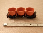 Ho Scale Bachmann Cprr Central Pacific Railroad Old Time Water Tank Car. Fixed Price $8.98.