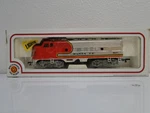 Vintage Bachmann Santa Fe Emd F9 Diesel Ho Scale Train Locomotive With Box. Fixed Price $45.95.