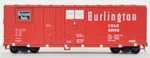 Ho Athearn 40' Box Car Burlington Route Cb&q 52659 Kadee Couplers. Fixed Price $15.95.