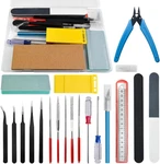 20-PIECE Professional Model Tools Kit For Gundam And Car Building Projects. Fixed Price $26.99.