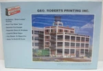 Walthers 933-3046 Ho Scale George Roberts Printing Inc. Building Kit. Fixed Price $49.99.