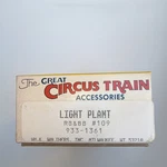 Walthers Great Circus Train Light Plant Red Black Ho Kit 933-1361. Fixed Price $14.99.