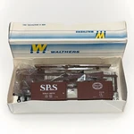 Nos Walthers Ho Train Car: 40 Aar Steel Box W/ Dreadnaught Ends Sp&s 932-3501. Fixed Price $14.95.