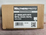 Walthers Proto 920-2304 33" Turned Metal Wheels With Axles 100 Pack Ho. Fixed Price $83.75.