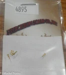 Precision Scale #4895 Brackets, 4MM Pipe, .016 Core, HO-1-1/4" (brass). Fixed Price $8.40.