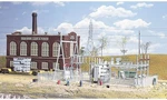 Walthers Cornerstone Ho Scale Building/structure Kit Light & Power Substation. Fixed Price $32.99.