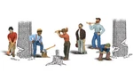 Woodland Scenics Ho Scale People Lumberjacks A1876. Fixed Price $15.24.