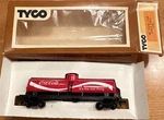 Tyco Ho 40' Tank Car Coca-cola 315L Red/white/black Plastic Advertising. Fixed Price $12.09.