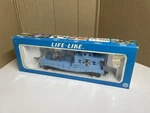Life-like Ho Scale Santa Searchlight Car 8581 W/ Box Caboose. Fixed Price $12.50.