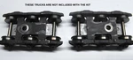 Mantua Tyco Ho Scale 6 Axle Upgrade Kit For Mikado Pacific Tenders. Fixed Price $24.95.
