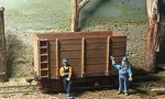 New ON30 Scale 14 Ft. Pulp Gondola Five High Kit. (no Wheels/couplers). 3D Print. Fixed Price $13.88.
