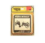 Woodland Scenics Ho Scale Farm Tractor Set Kit D-211, Nos, Scenery. Fixed Price $17.00.