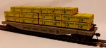 Ho Scale Vintage Varney Northern Pacific 52' Flat Car With Custom Load Must See!. Fixed Price $28.99.