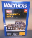 Walthers Cornerstone Ho Scale Model Merchant's Row V Sealed Brand New. Fixed Price $47.99.