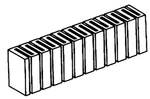 Woodland Scenics ST1409 Sub Terrain, Riser, 4" (2-PACK). Fixed Price $13.99.