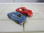 Herpa Porsche 911 / Renault Alpine Set Of 2 Model Is Plastic - Ho 1:87 Scale. Fixed Price $8.50.