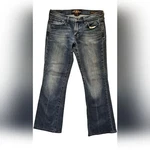 Lucky Brand Womans Jeans 4 Sweet 'n Low Blue Denim Classic Casual Southwestern. Fixed Price $12.78.