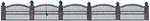 Walthers Cornerstone Ho Scale Building/structure Kit Wrought Iron Fence. Fixed Price $11.99.