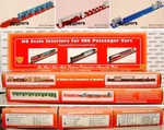 Ho Train Ihc 3 Interiors (coach, Diner, Observation) For & Cs Passenger Cars. Fixed Price $59.95.