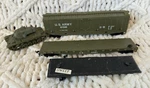 Ahm Ho Us Army 61242 Drop Downs Door With Weapons FREIGH,2 Flatbeds, Patton Tank. Fixed Price $35.00.