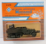 Roco Us M-16 Anti-aircraft Half-track Vehicle Minitanks Ho 1/87 # 279 C-6. Fixed Price $17.59.