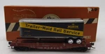 Penn Line 452 Ho Monon Piggy-back Car W/ Trailer Load Ex/box. Fixed Price $24.99.