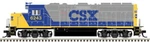 Atlas Ho GP40-2 Phase Gold Dcc Sound Csx YN2 #6243 Pn 10004243. Fixed Price $279.99.