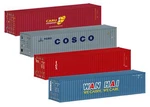 Marklin 76552 Ho Scale Set Of Four 40FT Containers From Different Companies. Fixed Price $48.59.